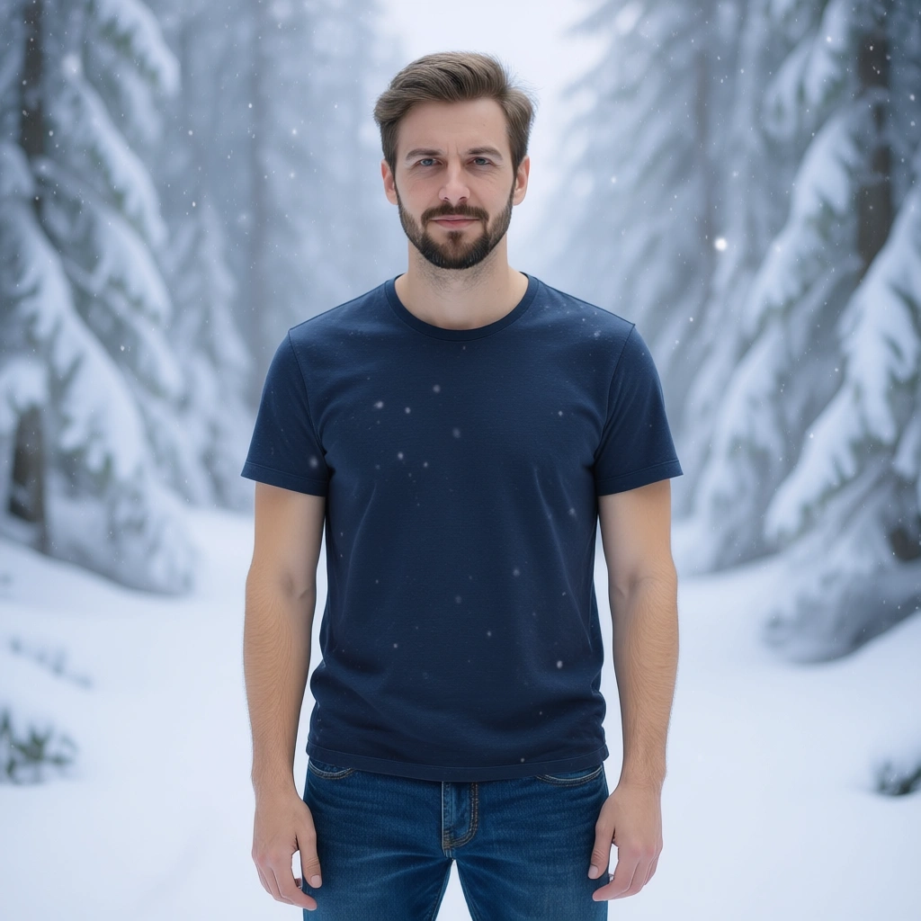 After - snowy winter wonderland