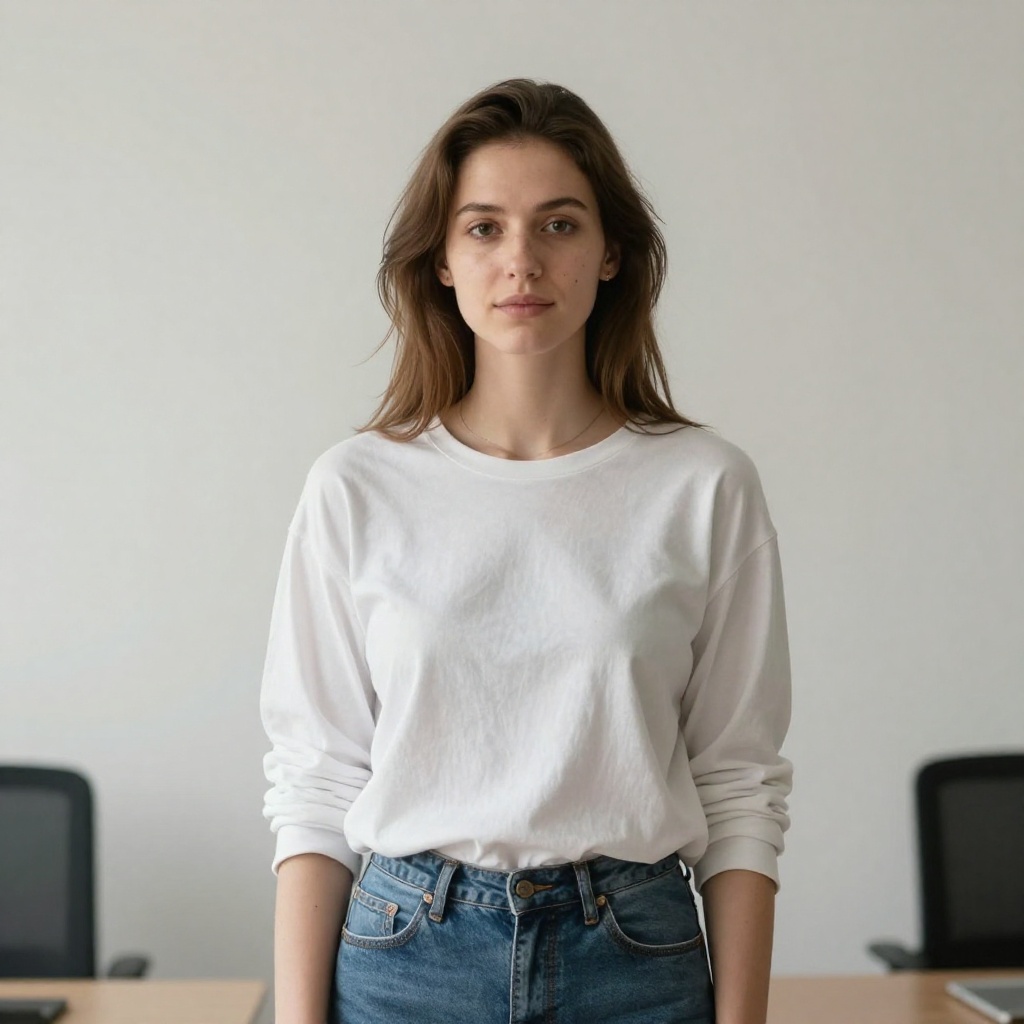 Before - plain office background